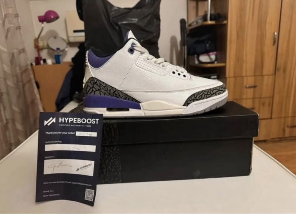 Jordan 3 Dark Iris