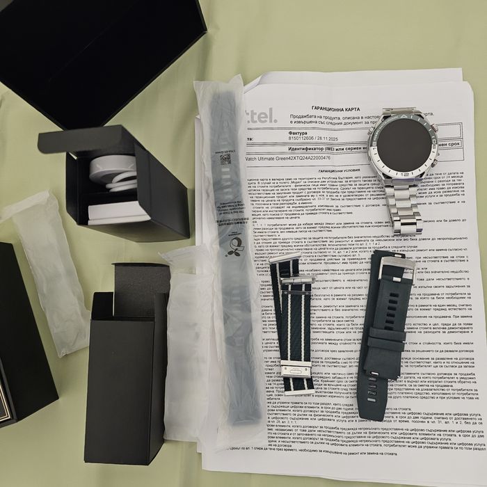 Смарт часовник, Нuawei watch Ultimate Green.