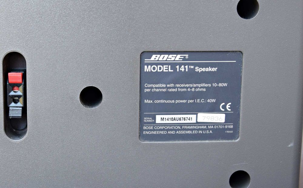 Boxe Bose Model 141, boxe de raft