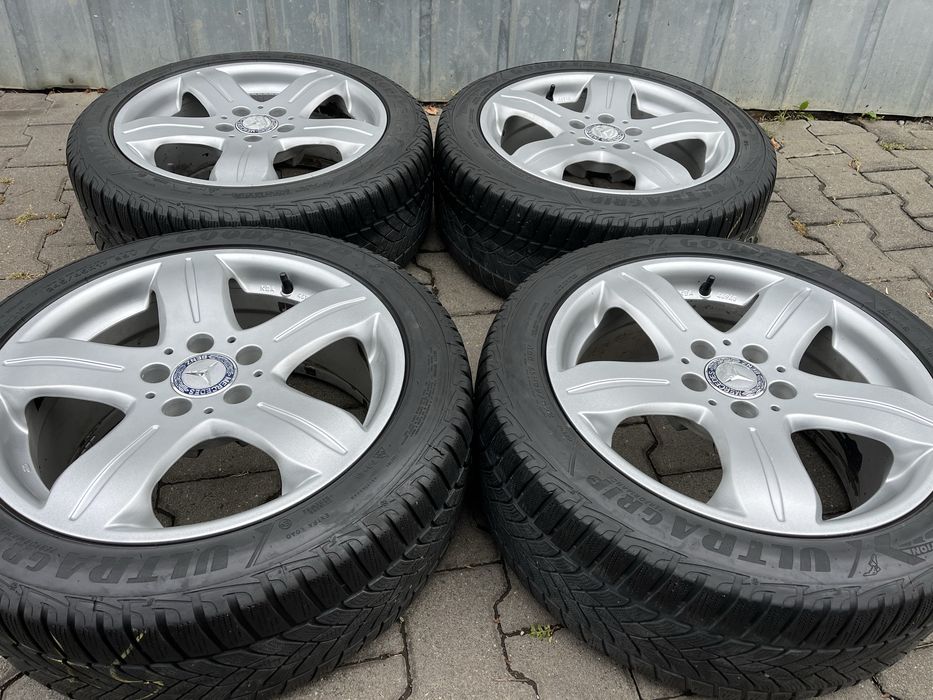 Jante aliaj 5x112mm, anvelope iarna 245/45 R17, Mercedes clasa C, E, VW, Seat, Skoda, Audi