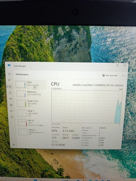 Laptop gaming Acer Aspire VN7-792G Intel i7 6700 gtx 960 4gb 
 Intel®