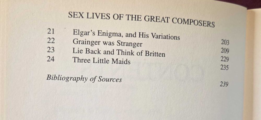 Sex Lives of the Great Composers