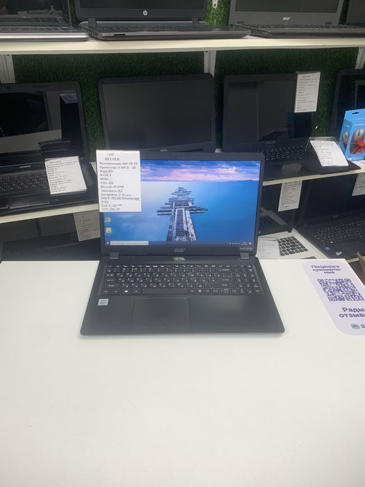 Компактный легкий ноутбук для офисной работы +гарантия+подарок Acer