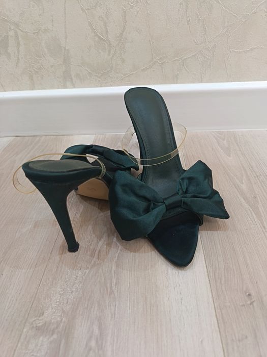 Нарядные шлёпки 10см шпилька