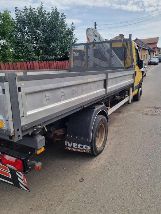Iveco daily basculabil cu macara