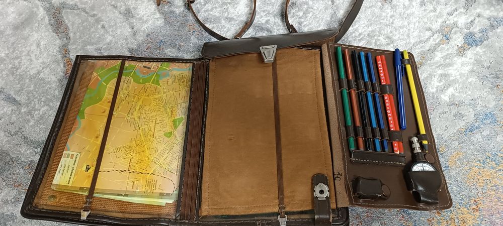 Офицерский Планшет кожанный в полном комплекте