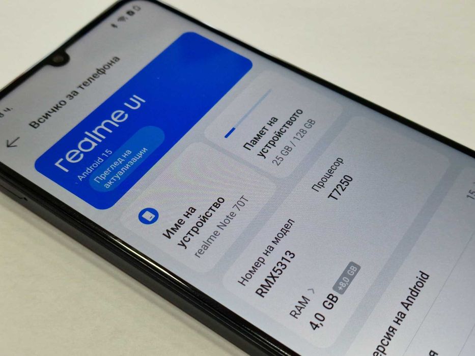 Realme Note 70T 128GB 4+8GB RAM Dual