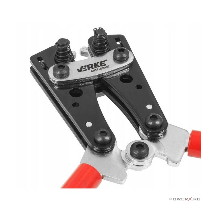 Cleste pentru sertizare, 6-50 mm, forta 8 tone, lungime 40cm, Verke