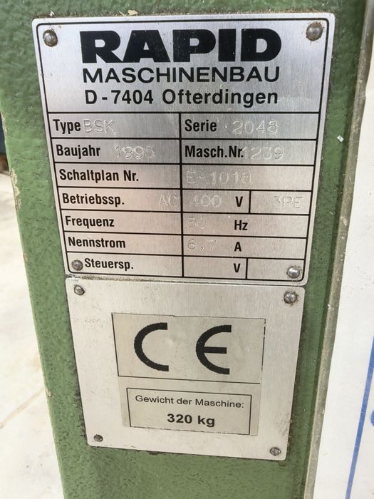 Автоматичнна пендула за дърво, алом, пвц с вис 210 мм шир 500 мм