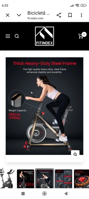 Bicicletă exercitii-fitness