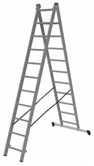 Лестницы индустриального типа двухсекционные с доставкой. Турция