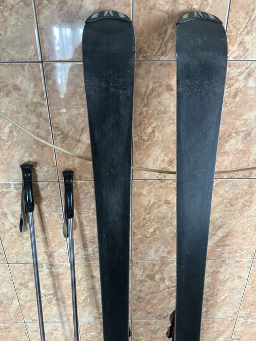 Schiuri Atomic Supercross ~166 cm all-mountain + bețe