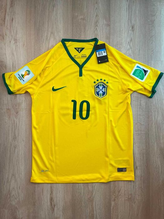 Tricou de fotbal Neymar Brazilia 2014 World Cup