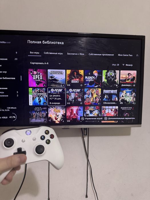 Xbox one s + диск с игрой