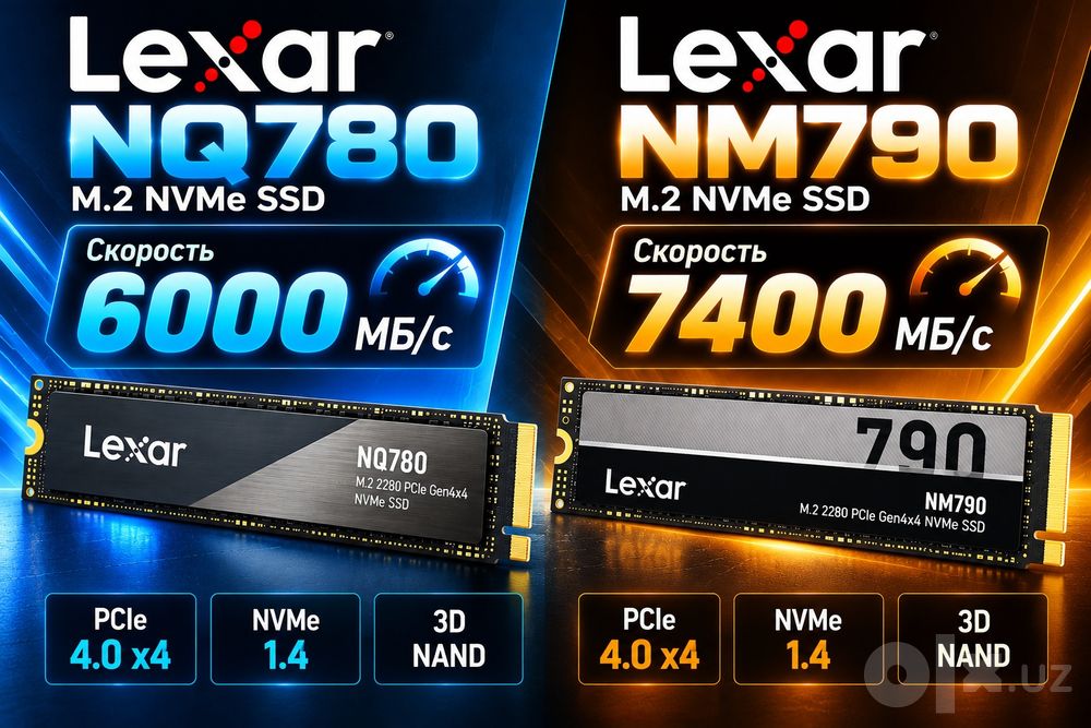 1tb Lexar nm790 и 1tb lexar nq780 nvme PCIex 4.0 m.2.В идеале!