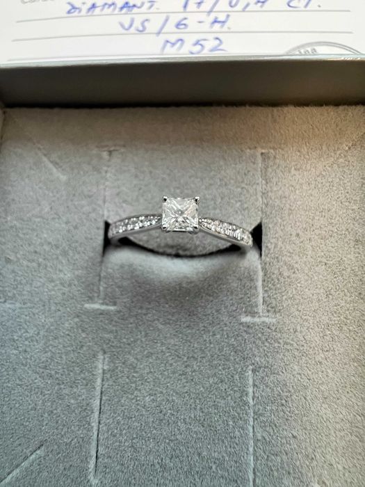 Inel aur 585 cu Diamante 0.4CT