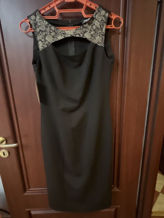 Costum office maro Just Sons Studio sacou si sarafan marime 40