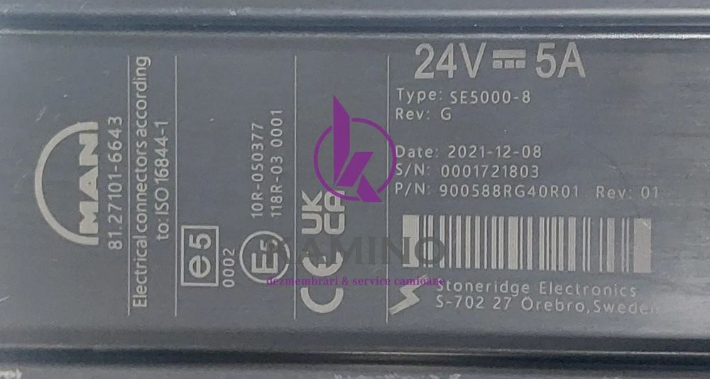 Tahograf Stoneridge Man SE5000-8