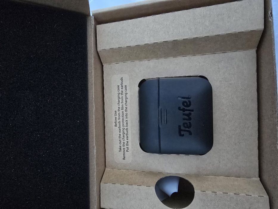 Căști Bluetooth cu microfon Oe Audi Sport Teufel negru/rosu