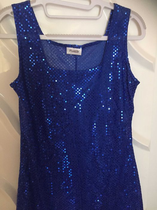 официална синя рокля