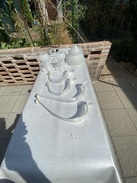 Aplica veche din sticla