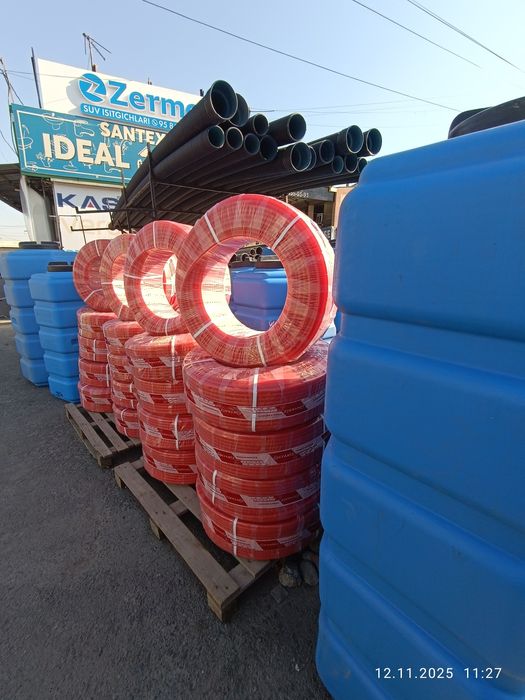 Шланг для теплого пола. Труба иссик пол учун