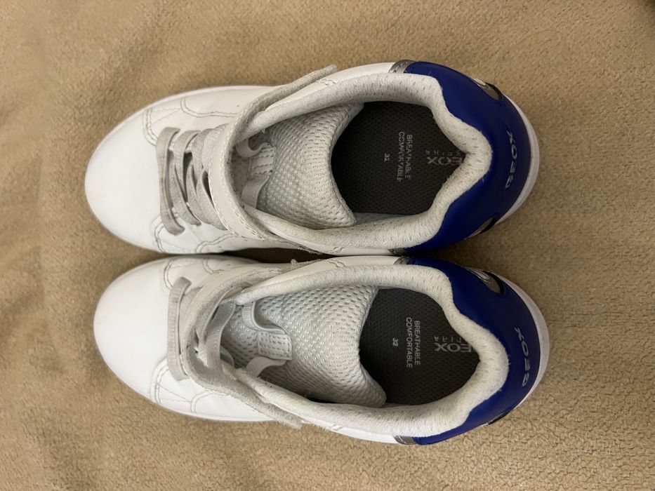 GEOX белые кеды 32 размер