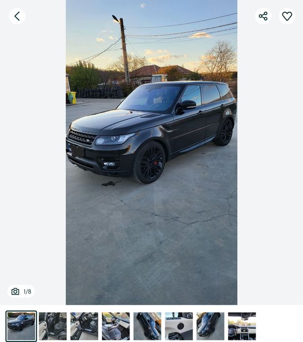 Vand Range Rover Sport