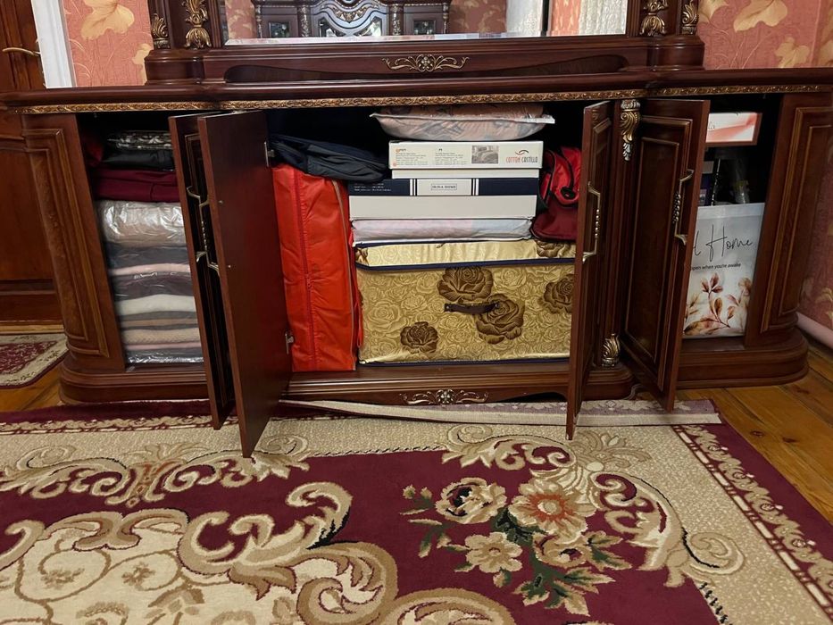 Комод+Стенка Премиум Качество 100% + Бесплатно Вся Посуда Внутри