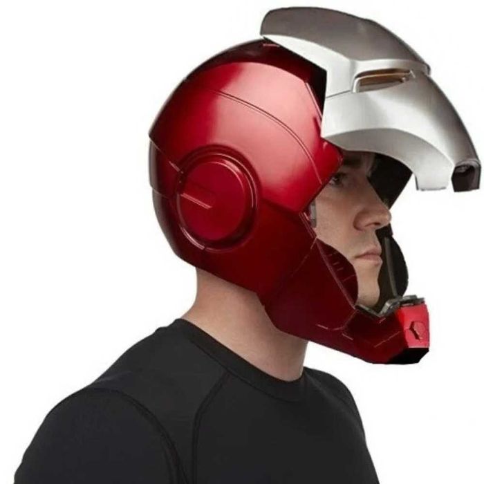 Marvel Маска Електронен шлем Iron Man светещи очи Железния човек