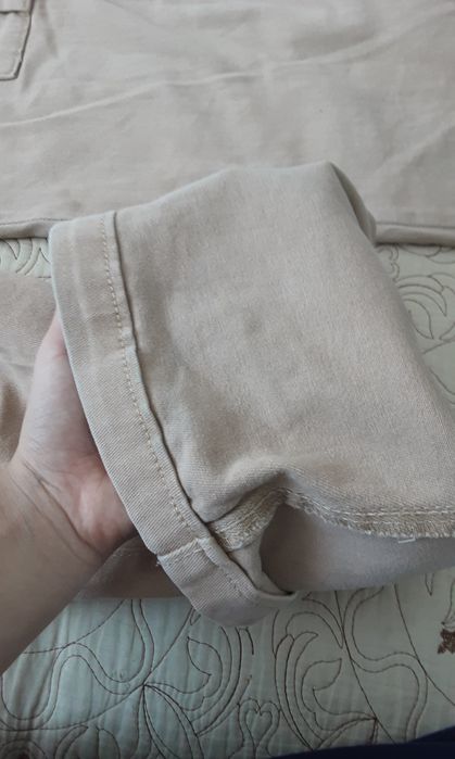 Бежовые карго джинсы штаны