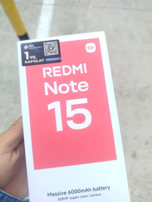 Redmi not 15 yangiday
