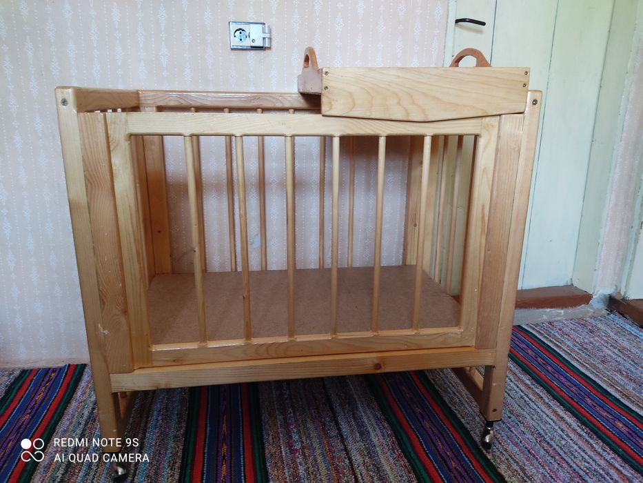 Кошарка от масив, леко и удобно легло за всяко бебе промоционална цена