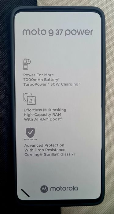 Motorola g37 power
