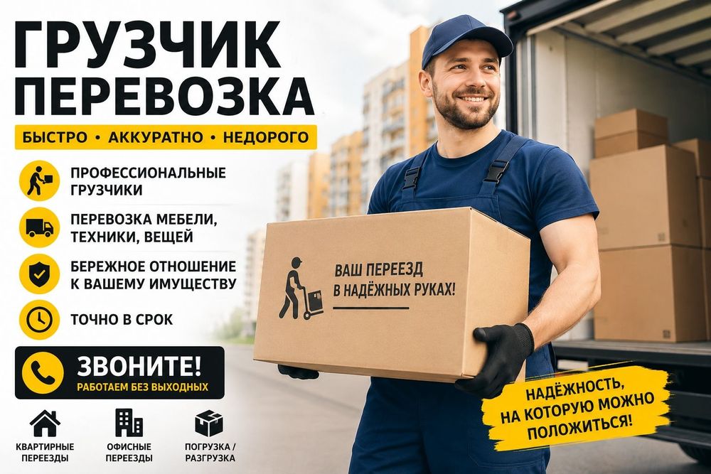 Услуги опытных грузчиков
