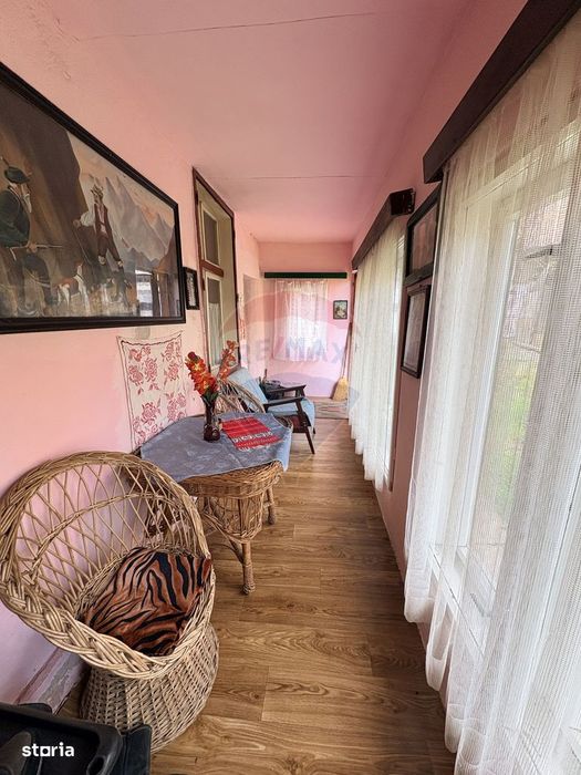 Casă Rustică in Richis, zona buna, grădina cu panorama