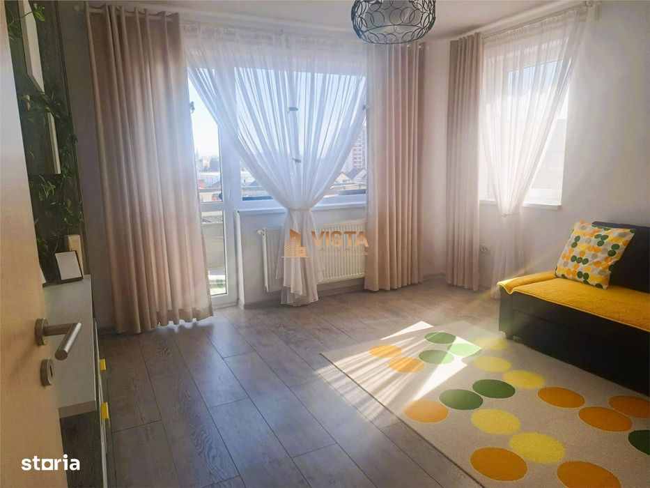 Apartament 3 camere decomandat Coresi, 2 bai,  bloc nou cu lift, mobil