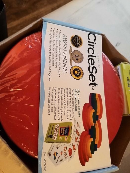 Промоция!НОВ! Circle Set KidPik Montessori Монтесори от MDF