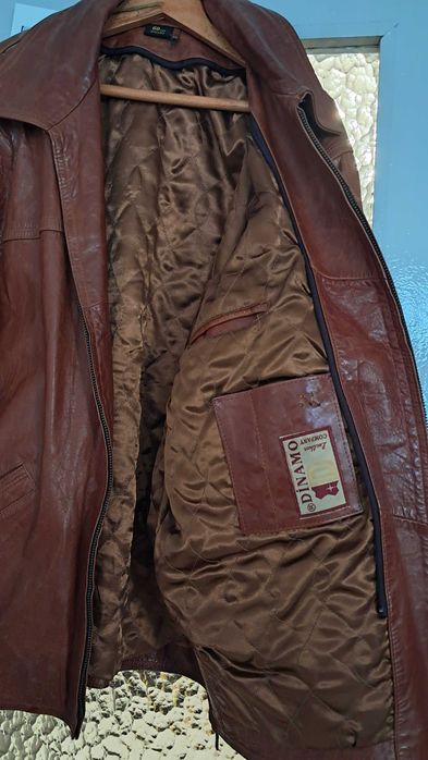 Мъжко яке-естествена кожа