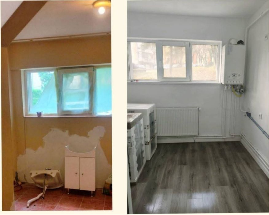Renovări apartamente/case | Gresie, parchet, rigips, băi complete
