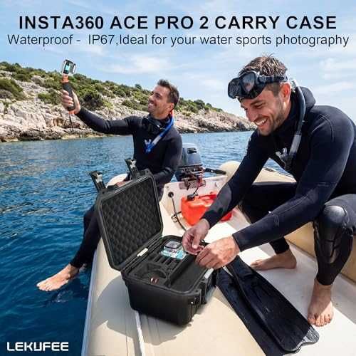 Куфар Lekufee Portable Waterproof Hard Case IP67 Insta360