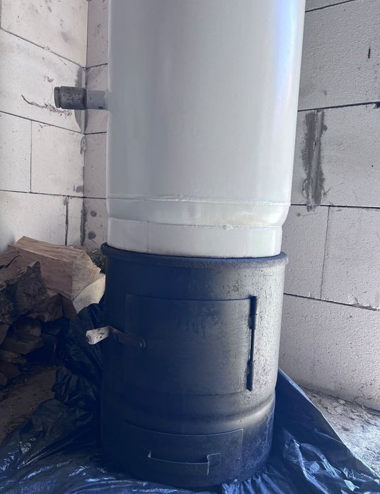 Boiler pe lemne cu focar Eltim ,85L
