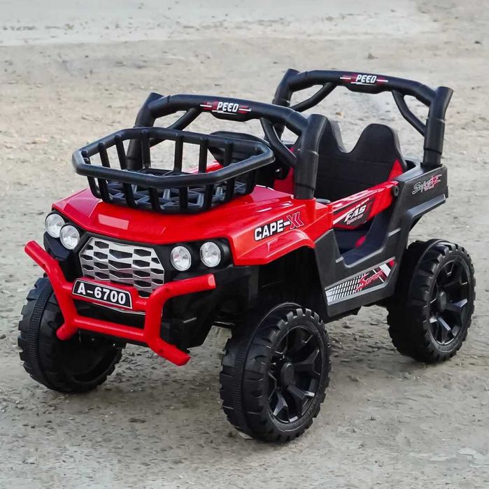 OFERTA Masinuta electrica 4x4, CAPE-X, 100W,12V, scaun tapitat NOUA