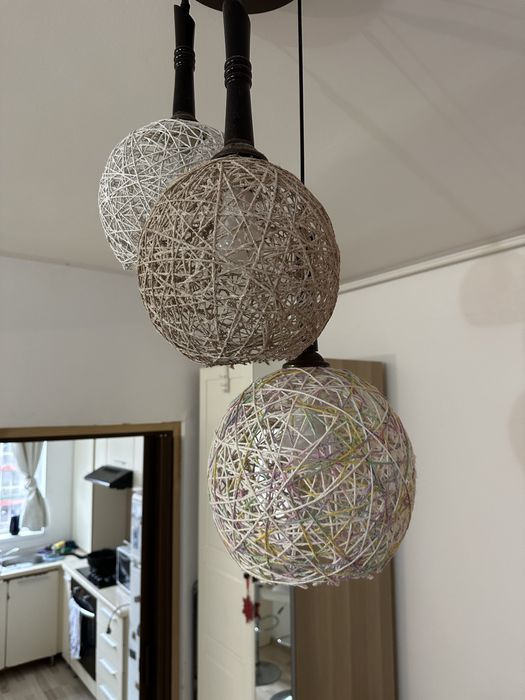 Abajur handmade din sfoara