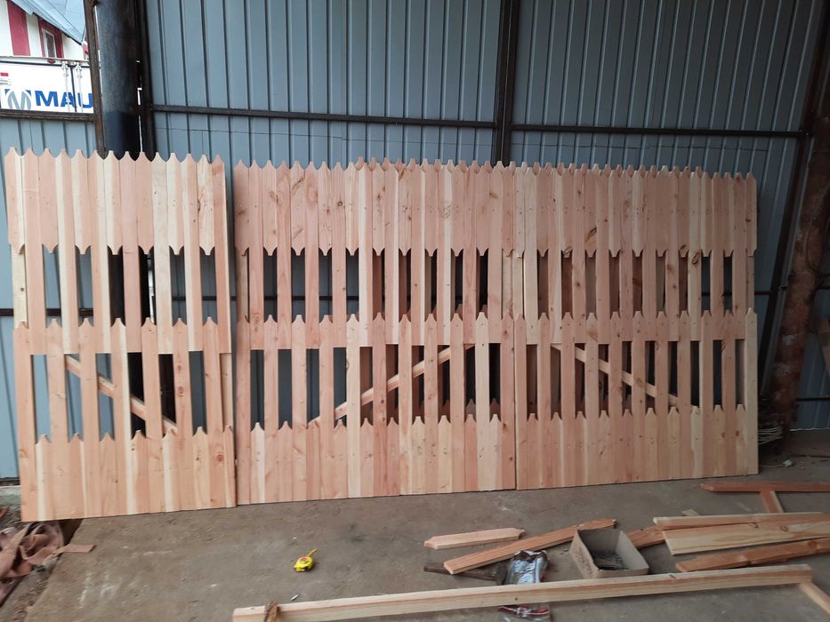 Ulucă, lați elemente gard