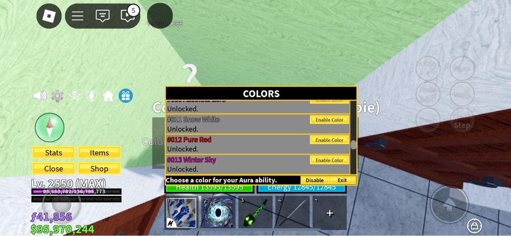 Blox Friuts Аккоунт