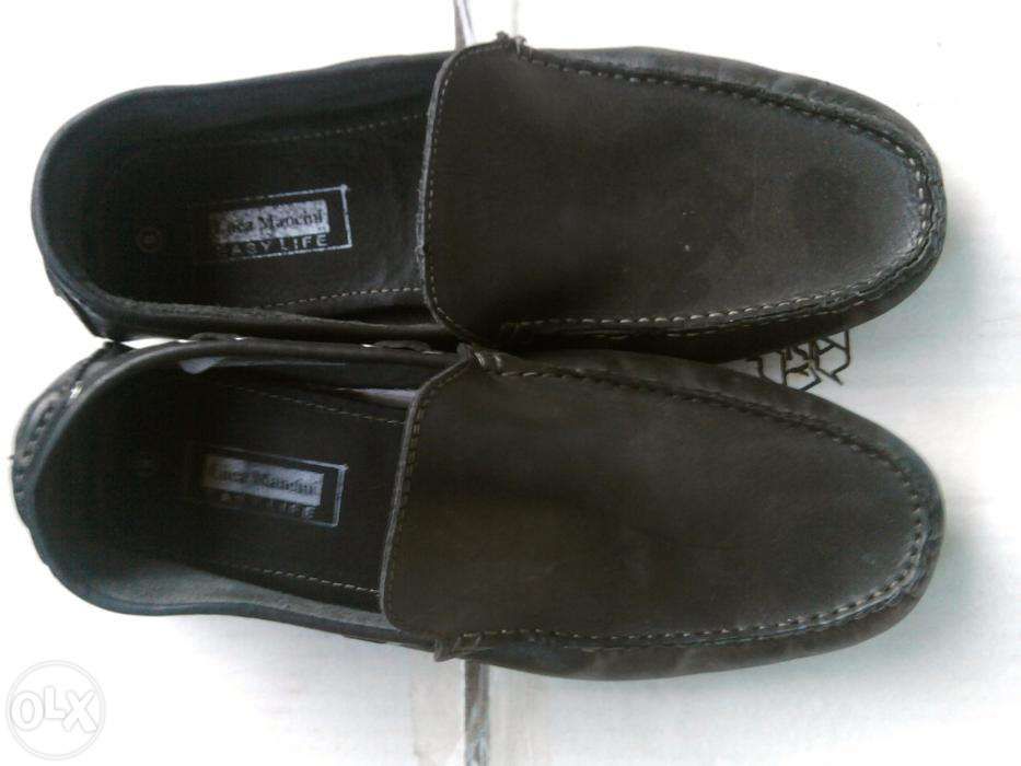 Pantofi opinci barbati noi Luca Mancini piele nr. 46 cu 25% reducere