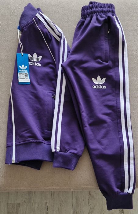 Детски анцунг комплект, ADIDAS, Адидас, лилав 128 см 7-8 г.