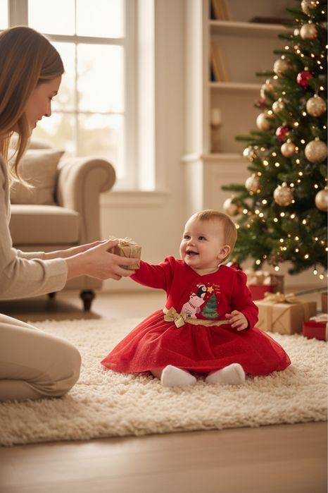 Коледна рокличка