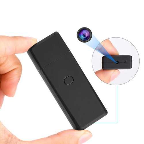 Скрита камера във флашка 1080P мини преносима шпионска видеокамера